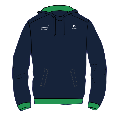 25TIE Austral Pullover Hoodie Navy