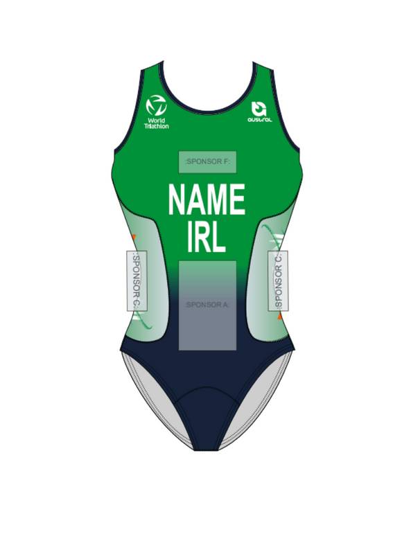 25TIE Austral Elite Tri Swim  Suit Personalzed  (Sponsors)