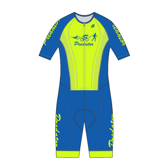 Predator Performance Aero Short Sleeve Tri Suit