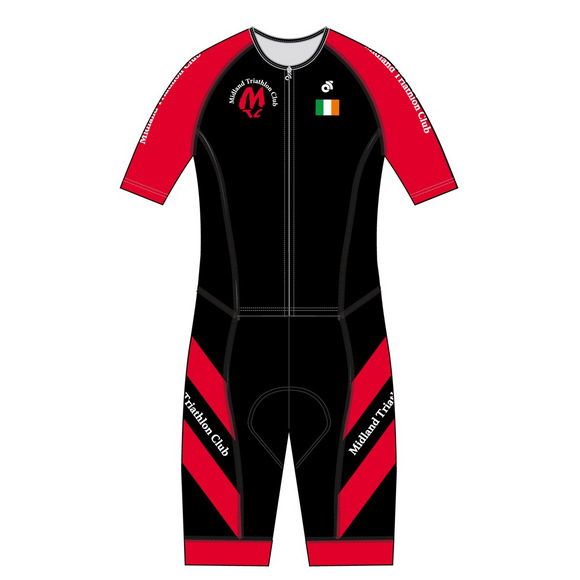 Midland PERFORMANCE Aero Short Sleeve Tri Suit